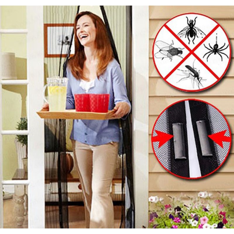 Rèm cửa nam châm chống muỗi Magic ,,,