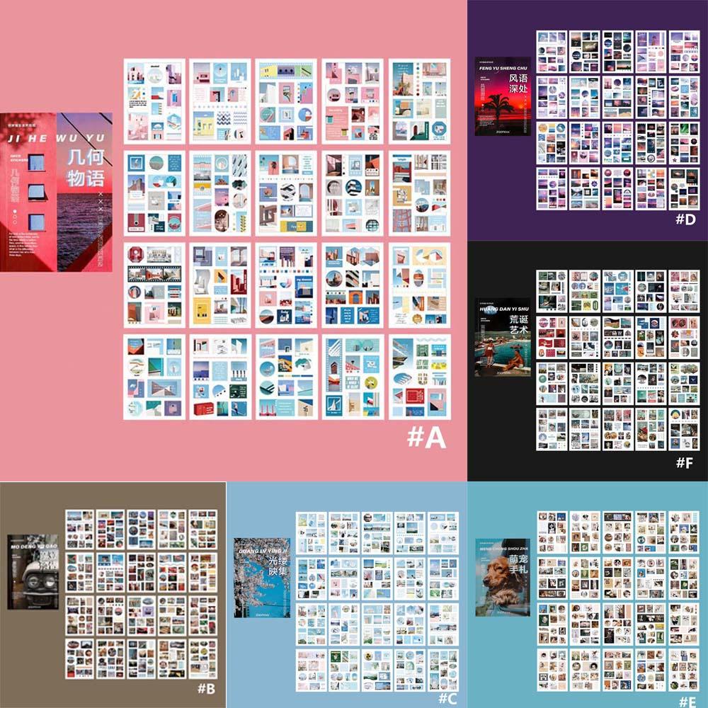 Nhãn Dán Dùng Trang Trí Sổ Tay / Sổ Lưu Niệm DIY