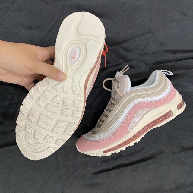 (Tặng móc khoá) Giầy Air97 hồng cao cấp fullbox