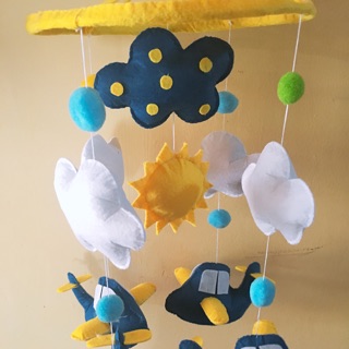 Đồ chơi treo nôi handmade ( hình thật)
