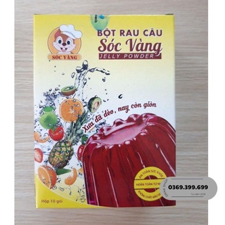 Bột Rau Câu Dẻo Sóc vàng