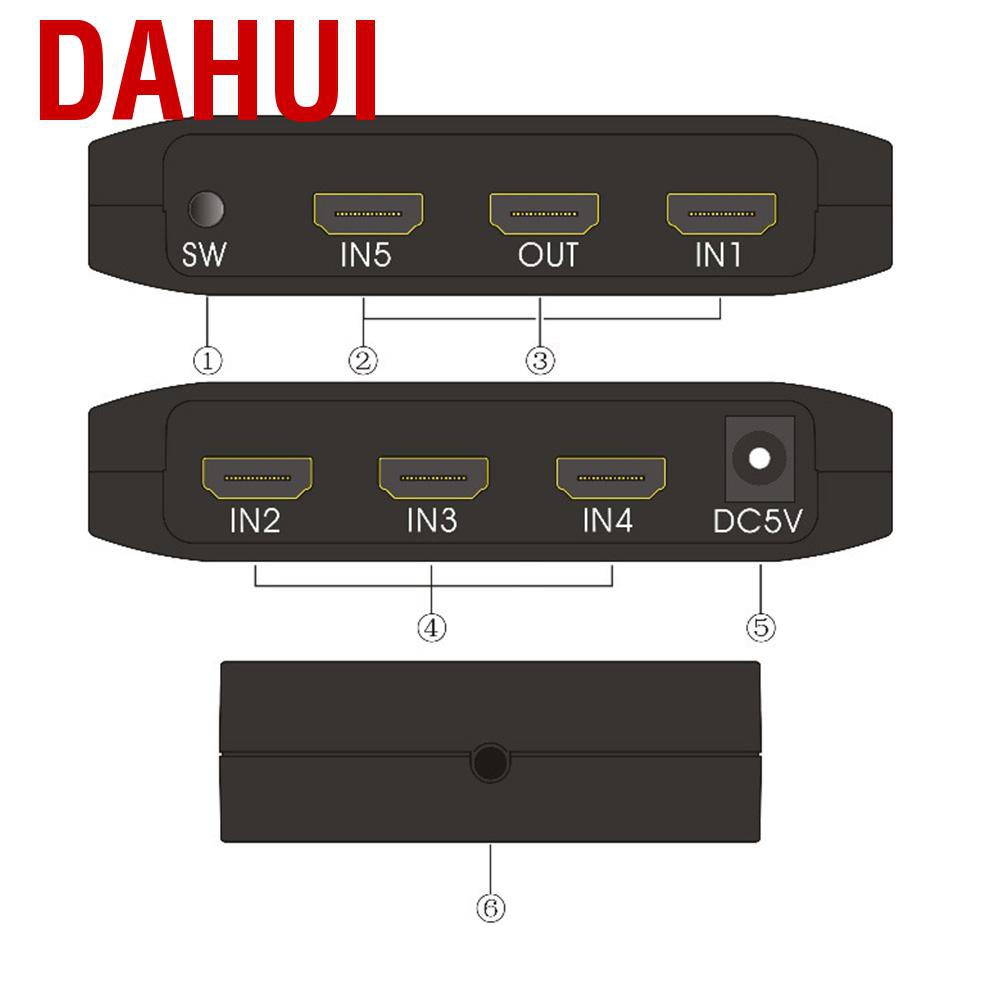 Đầu Chuyển Đổi Dahui 3840x2160 Cho Chuột / Bàn Phím Điện Thoại | BigBuy360 - bigbuy360.vn