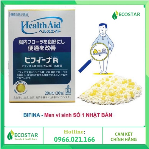 Men vi sinh bifina Nhật bản - Bifina R chính hãng chia lẻ gói trải nghiệm