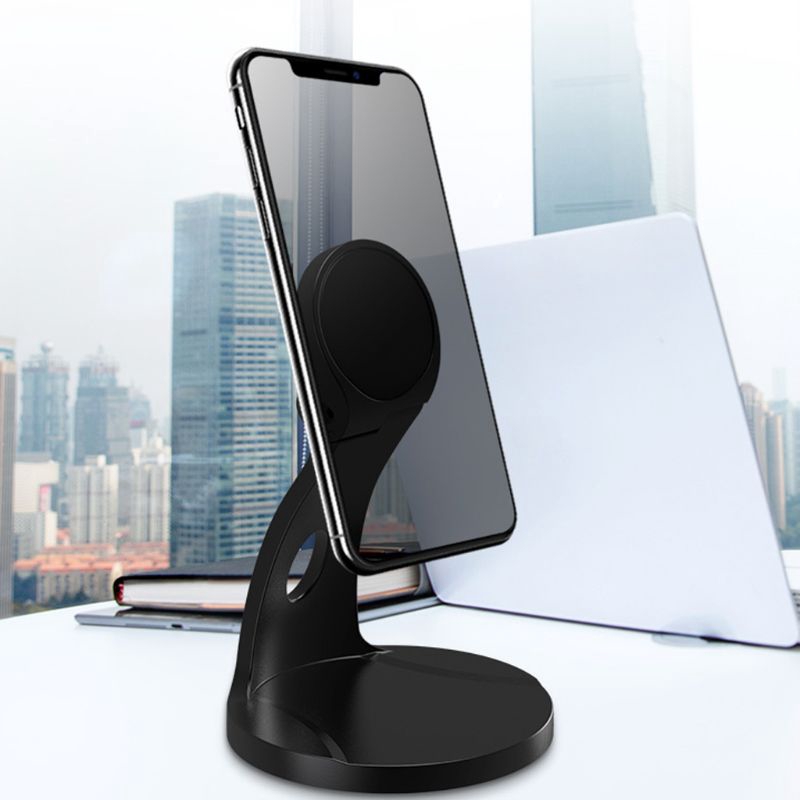 win♥ Magnetic Suction Phone Holder Aluminum Alloy Desktop PC Tablet Stand Bracket