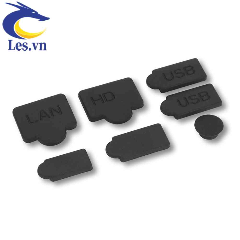 Bộ 7 Nút Silicone Bịt Cổng USB HDMI Chống Bụi Cho PS5