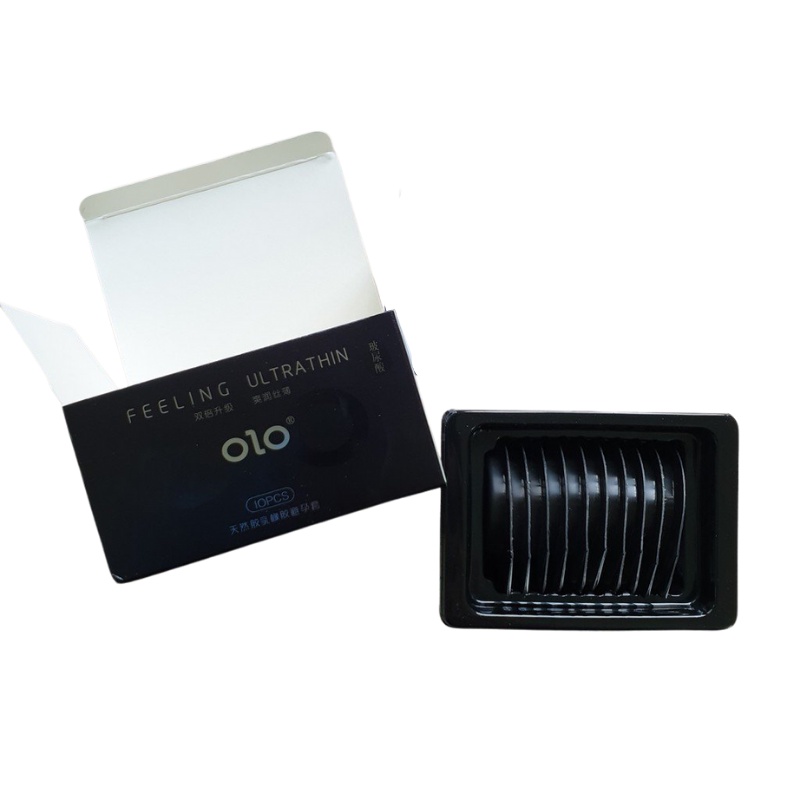 OLO BCS Hỗ Trợ Tình Dục Feeling Ultrathin Bao Cao Su Siêu Mỏng Hộp 10 Cái bcs