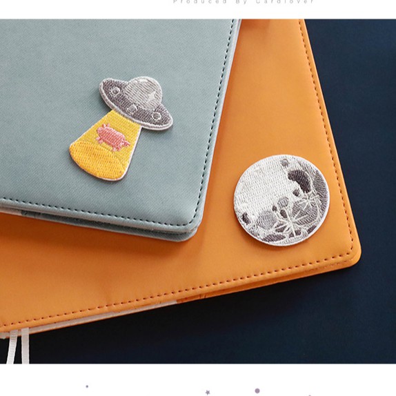 Sticker Dán Ủi Phi Hành Gia, Mặt Trăng Dễ Thương