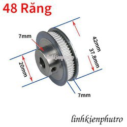 [Pulley GT2] Bánh răng motor - 48 răng