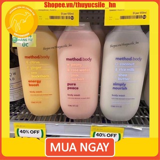 Sữa tắm method body úc 535ml -