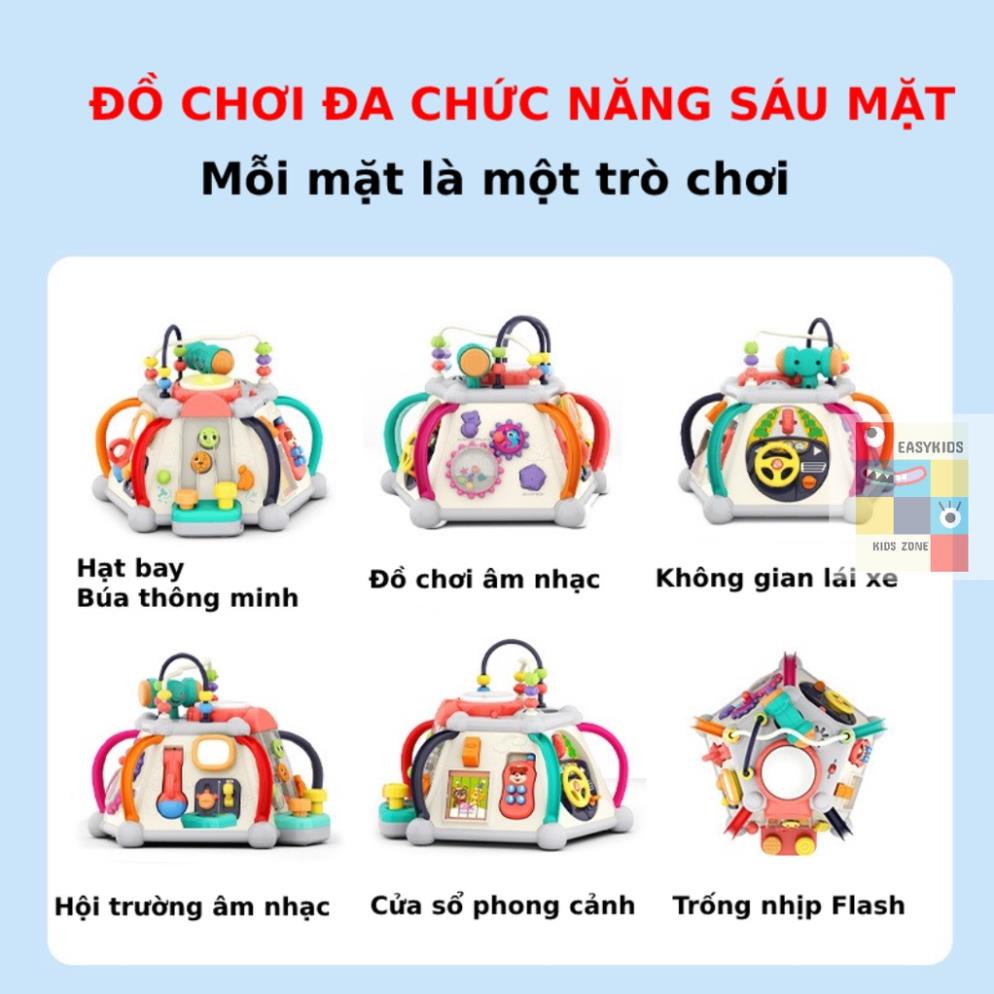 Đồ Chơi Cao cấp Hình Khối 6 Mặt Phiên Bản Rừng Xanh Cho Bé Trên 12 Tháng Tuổi