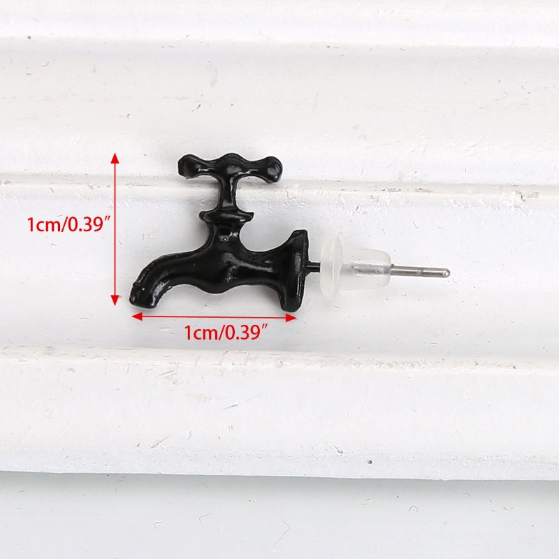 Khuyên Tai Hình Vòi Nước Độc Đáo Cá Tính Phong Cách Gothic