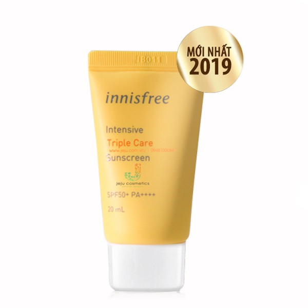 [MINI SIZE] Kem Chống Nắng Innisfree Triple Care Mini 20ml