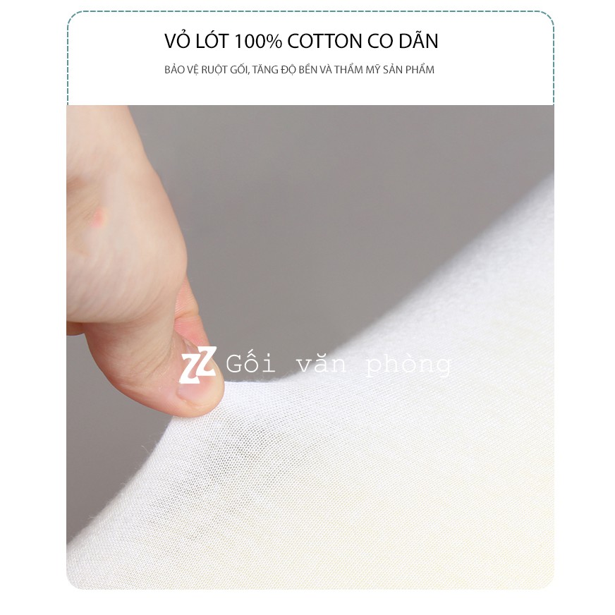 Gối Ngủ Đa Năng Cao Su Non Trụ Dài ZURIPILLOW GLN05