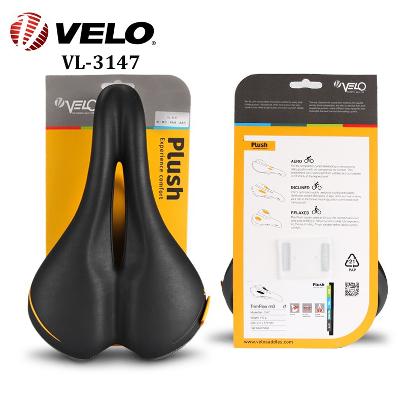 Yên Xe Đạp Mềm Mại Thoải Mái Velo 3147 Chuyên Dụng Cho Nam