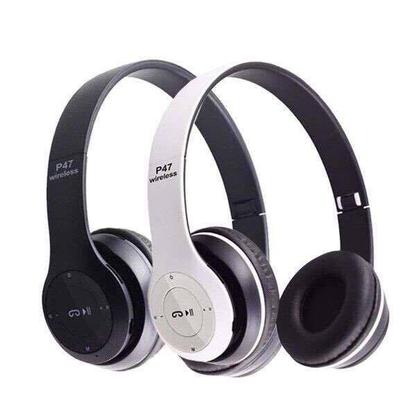 TAI NGHE Bluetooth P47 ⚡️𝐅𝐑𝐄𝐄 𝐒𝐇𝐈𝐏⚡️ Cao Cấp, Có khe cắm thẻ nhớ,Chất lượng âm thanh đỉnh cao - BH 3 THÁNG