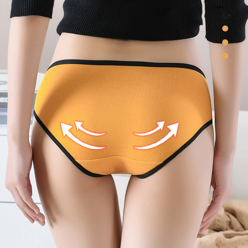 Quần Lót Cotton Không Đường May Đính Nơ Cho Nữ