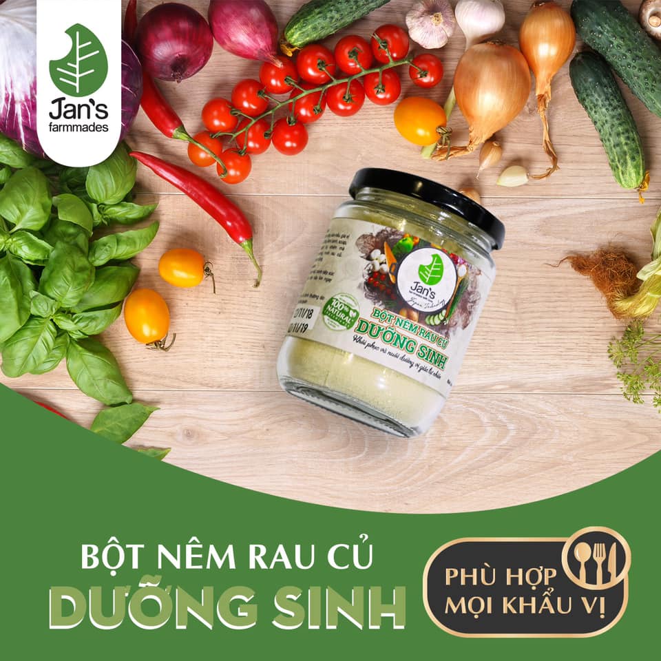 Bột nêm rau củ dưỡng sinh Jan's