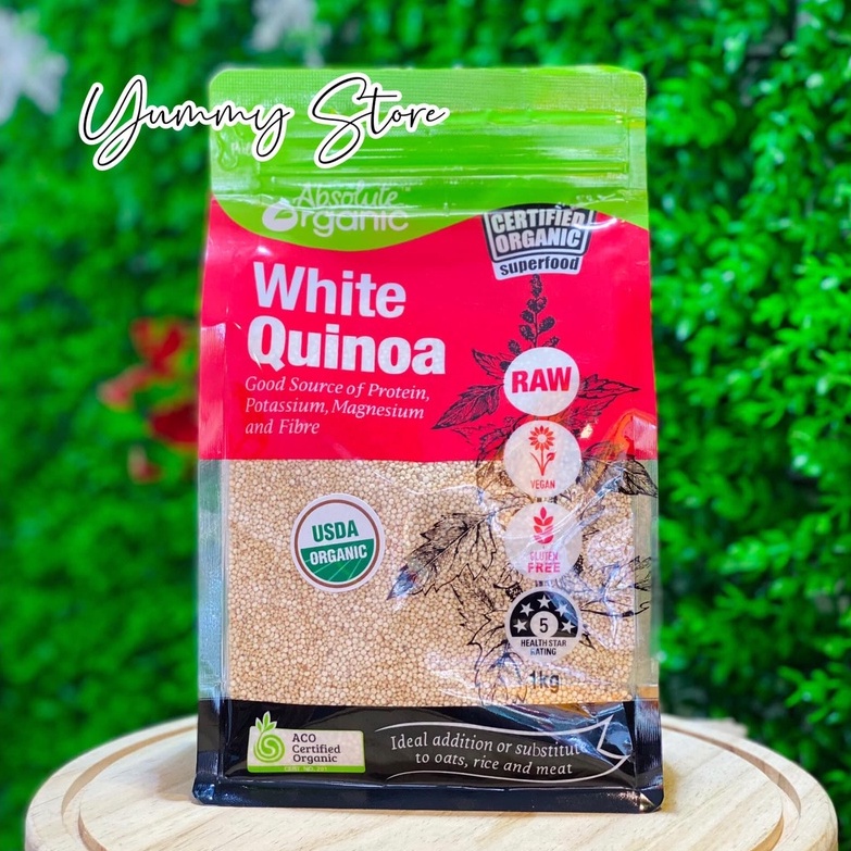 Hạt Diêm Mạch Trắng White Quinoa Organic