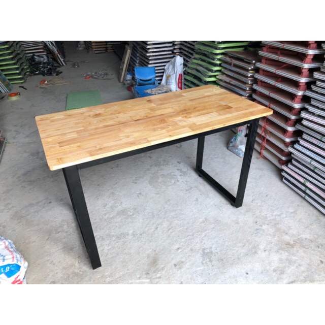 bàn ăn-bàn văn phòng gỗ cao su 60x120 | WebRaoVat - webraovat.net.vn