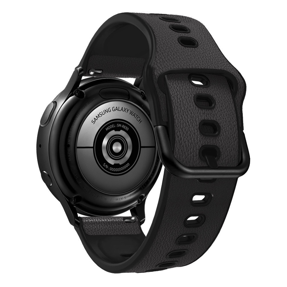 Dây đeo đồng hồ bằng da 20mm/22mm cho đồng hồ Samsung Galaxy Watch 3 46mm 42mm Active 2 40mm 44mm Gear S3 HuaweiGT2 Pro