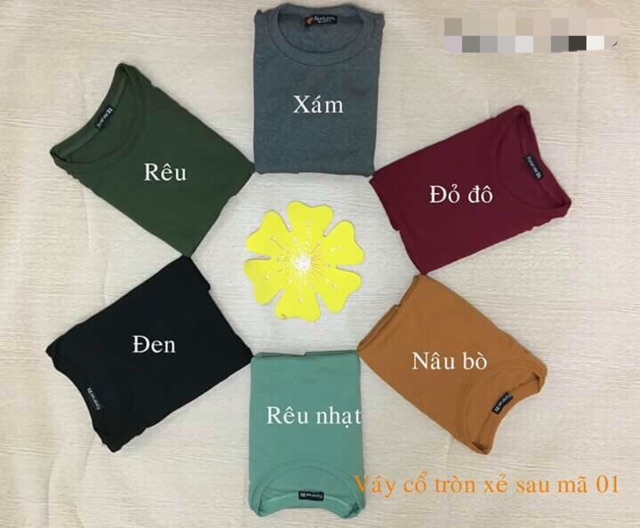 Váy Body Gân Cổ Tròn Xẻ Sau - VN03