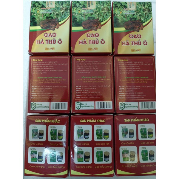 Cao Hà thủ ô của Công ty Thảo dược Minh Nhi (lọ 100g) | BigBuy360 - bigbuy360.vn