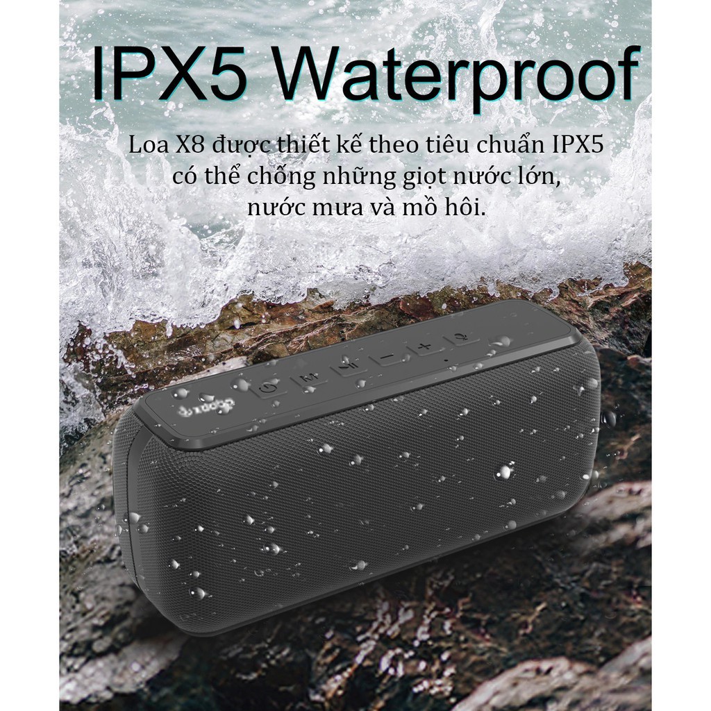 Loa Bluetooth cầm tay Xdobo X8 công suất 60W, âm trầm bass sâu pin nghe cả ngày hay như Sony