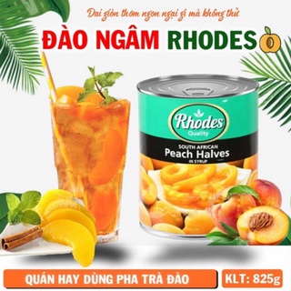 Đào Ngâm RHODES ( 825 gram ) - Topping cho món trà đào thơm ngon