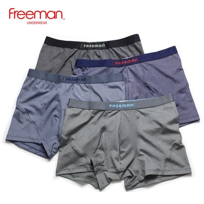 Quần boxer nam chất liệu thun lạnh cao cấp, co giãn tốt, thiết kế thời trang trẻ trung Freeman [Combo 4] 6529