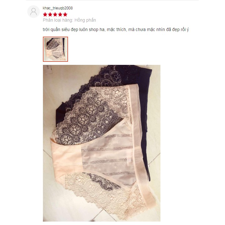 Quần lót ren nữ sọc sexy siêu rẻ-QL003, Quần Lót Đúc Pha Ren Hoa | BigBuy360 - bigbuy360.vn