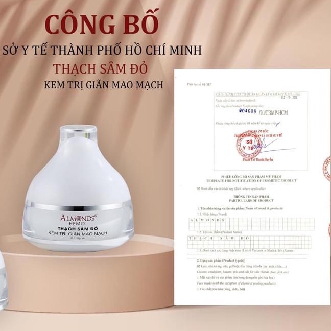 Combo Hemo Almonds dành cho da giãn mao mạch - nám máu