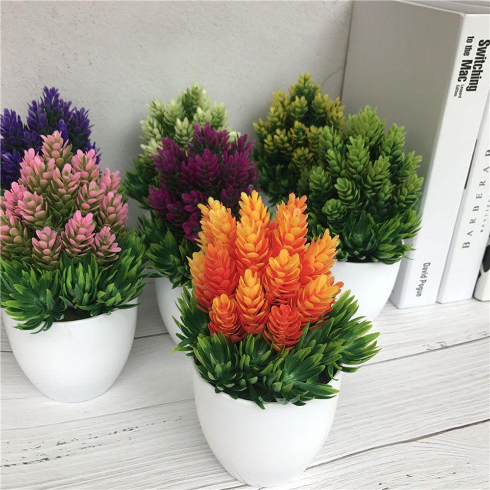 1 Bộ Chậu Hoa Giả Để Bàn Trang Trí Tiệc Cưới Hoặc Giáng Sinh