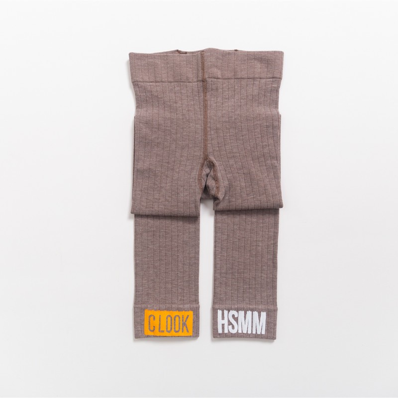 Mới Quần Legging Cotton In Chữ Thời Trang Cho Bé Gái
