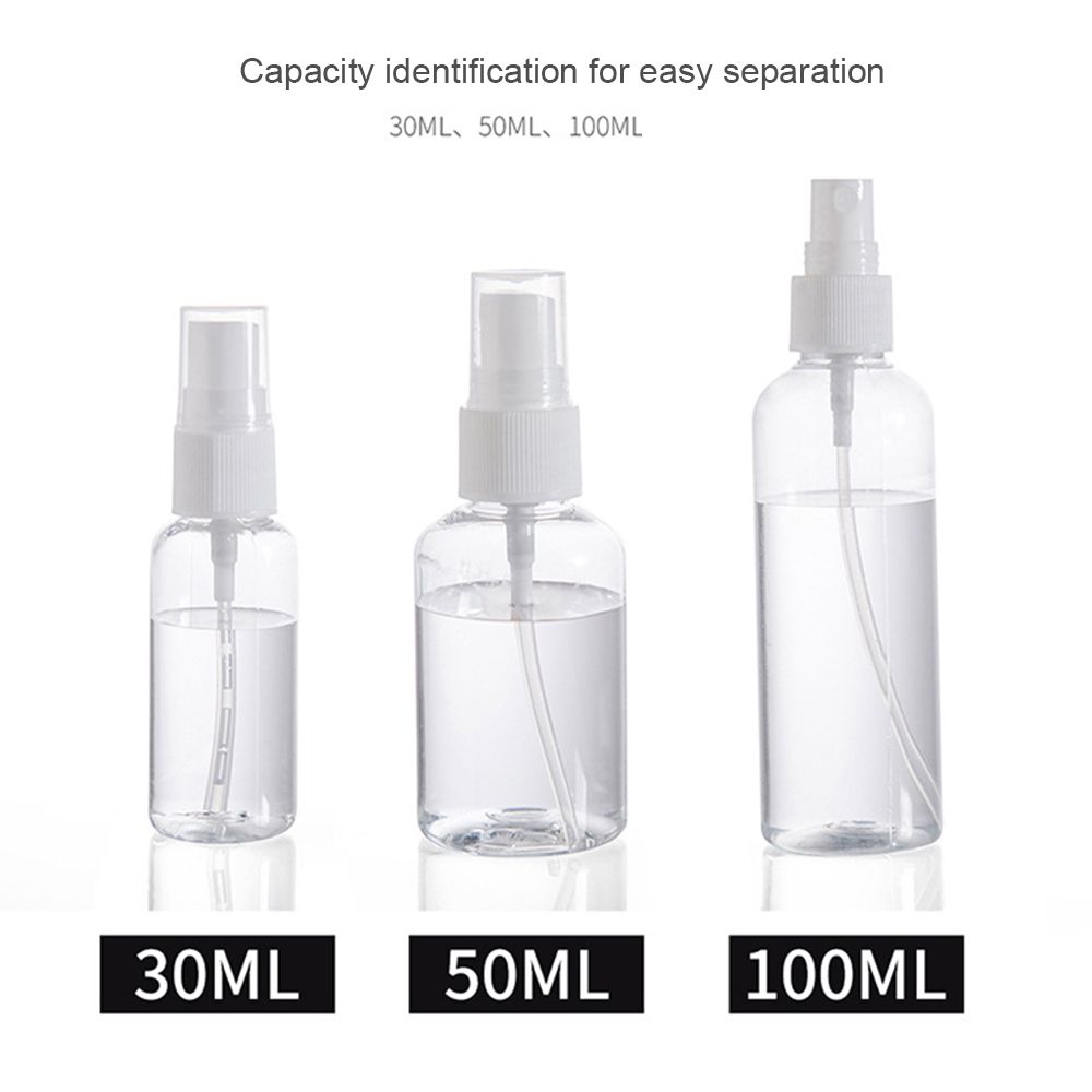 (Hàng Mới Về) Bình Xịt Rỗng Trong Suốt Dung Tích 50ml / 75ml / 100ml Dùng Đựng Nước Hoa