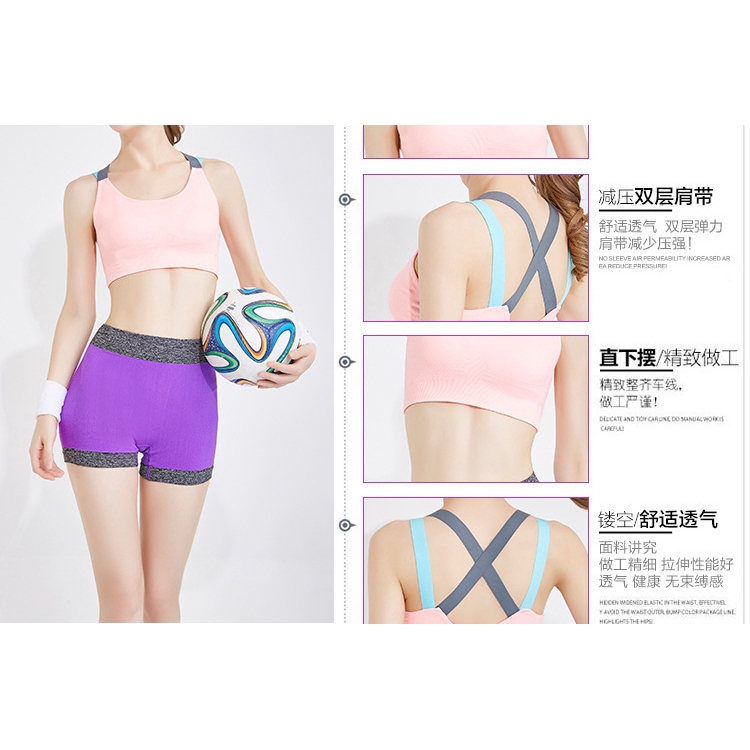 Áo Bra Thể Thao Không Đường May Có Độn Gợi Cảm Cho Nữ