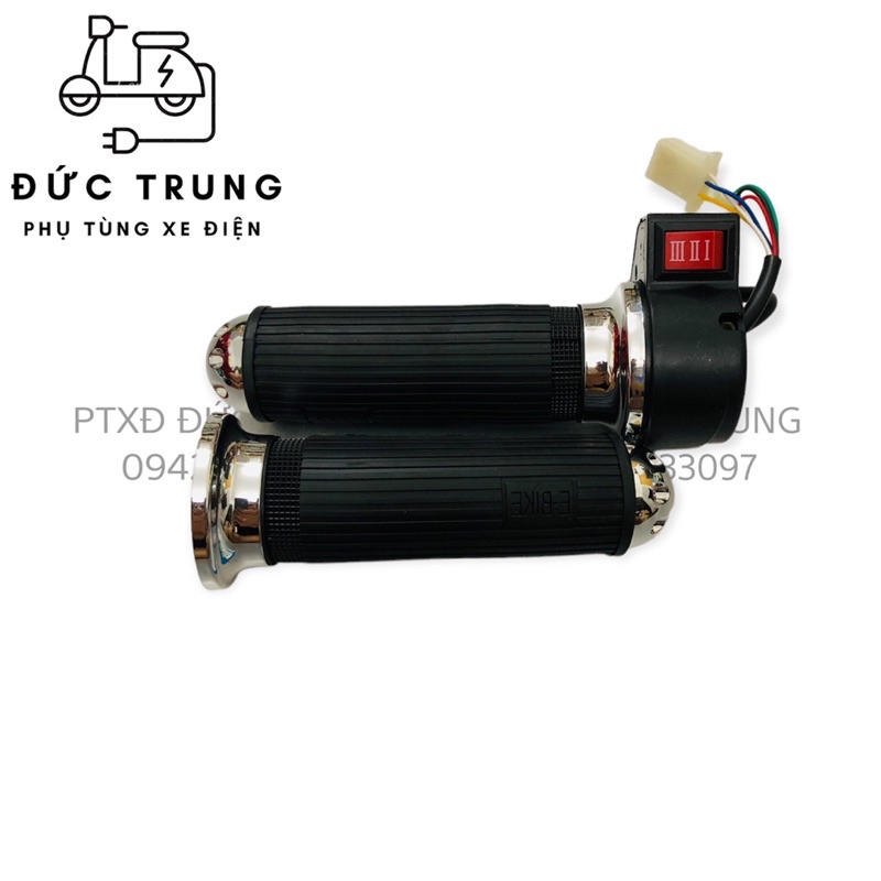 TAY GA XE ĐIỆN VESPA, DIBAO, GOGO CÓ NÚT TỐC ĐỘ