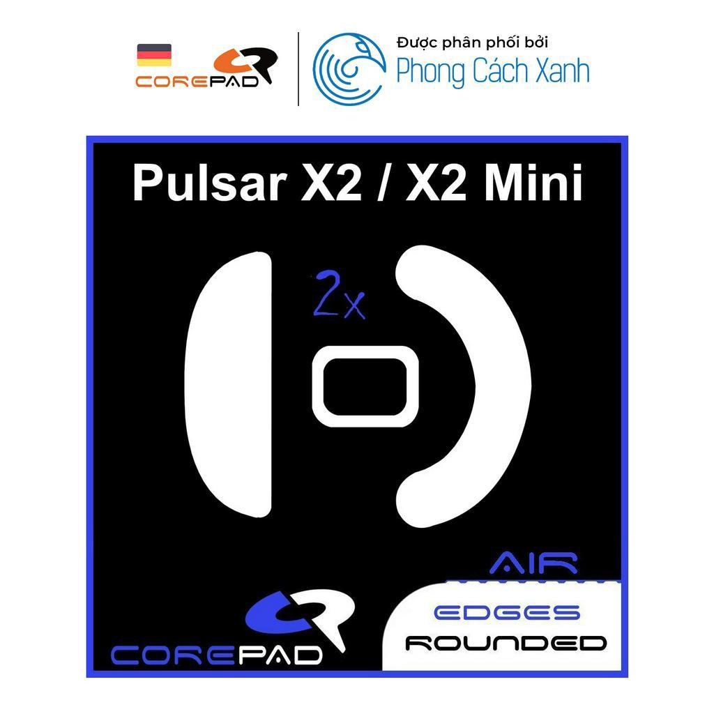 2 Bộ Feet chuột thay thế PTFE Corepad Skatez AIR Pulsar X2 / X2 Mini Wireless - Hàng Chính Hãng