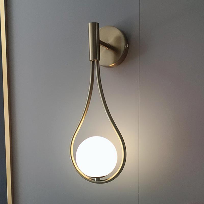 Đèn ngủ gắn tường hiện đại thủy tinh cao cấp