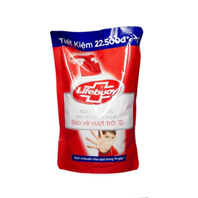 Nước rửa tay Lifebuoy túi 400gr.