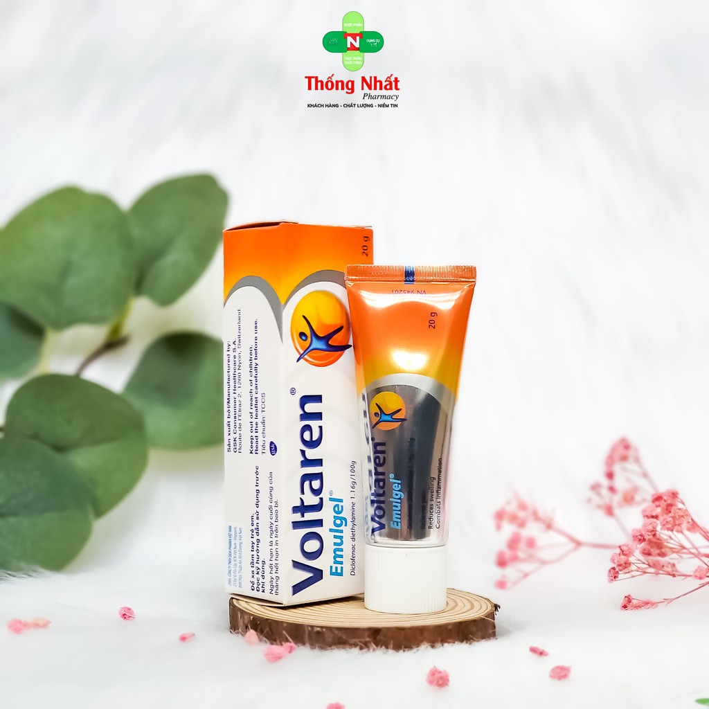 Gel xoa bóp giảm đau cơ xương khớp Voltaren Emulgel Tuýp 20g