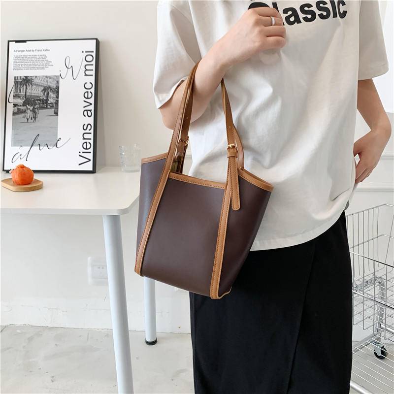 Túi Xách Bucket Thiết Kế Đơn Giản Cỡ Lớn Thời Trang Xuân Hè Sang Trọng Cho Nữ 2022