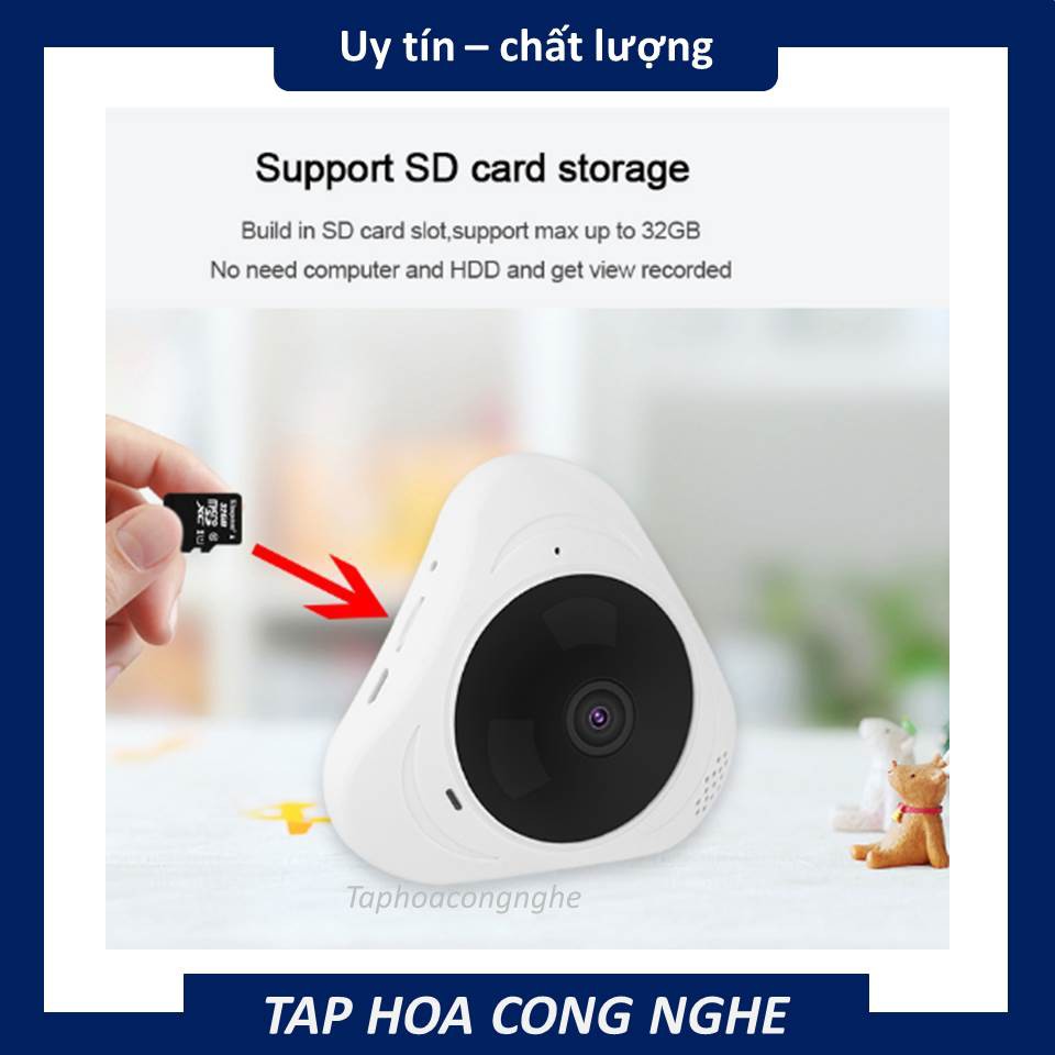 Camera IP Yoosee VR360 mini 960P 1.3MP - Quan sát mọi góc nhìn