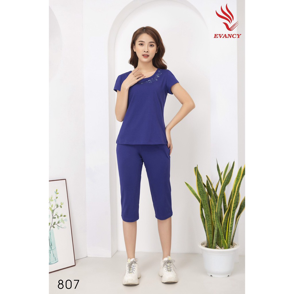 ♥️BỘ MẶC NHÀ EVANCY 807 ♥️ size ĐẾN 70kg🌼 Thiết kế đơn giản dễ mặc | BigBuy360 - bigbuy360.vn