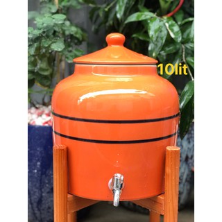 BÌNH NƯỚC GỐM SỨ BÁT TRÀNG, BÌNH 10 LÍT
