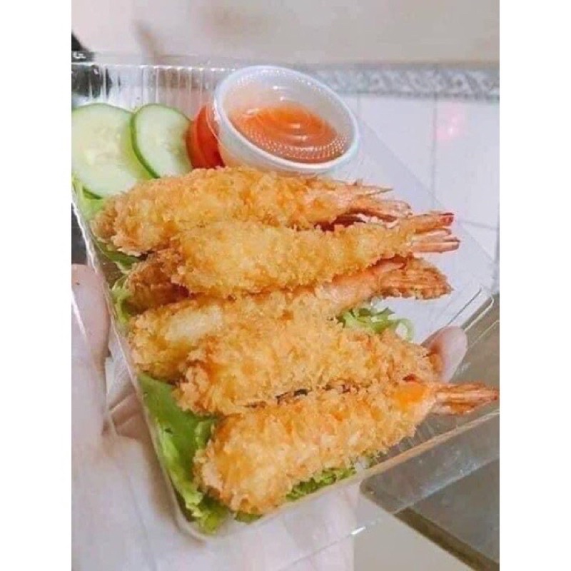 tôm tẩm bột tempura chiên xù❤️GIÁ SỈ❤️khay 10con tiện lợi giòn ngon