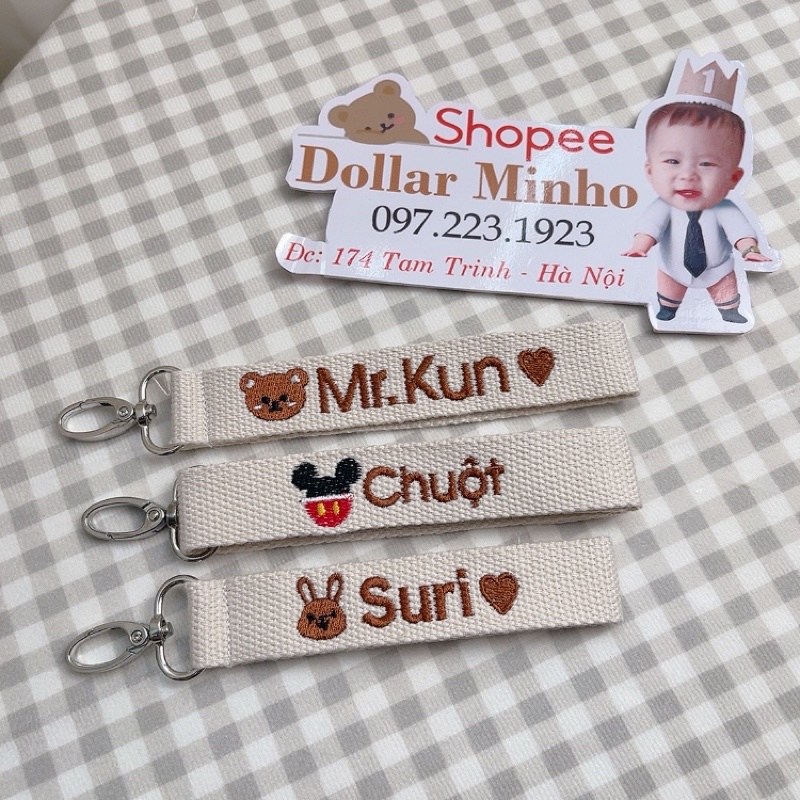 Name Tag thêu tên bé style Hàn