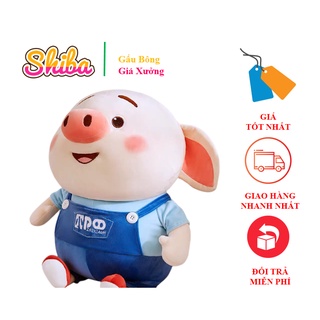 Gấu bông (freeship) thú nhồi bông quà sinh nhật 14/2 heo tiktok nỉ nhung Hàn Quốc cao cấp co giãn 4 chiều