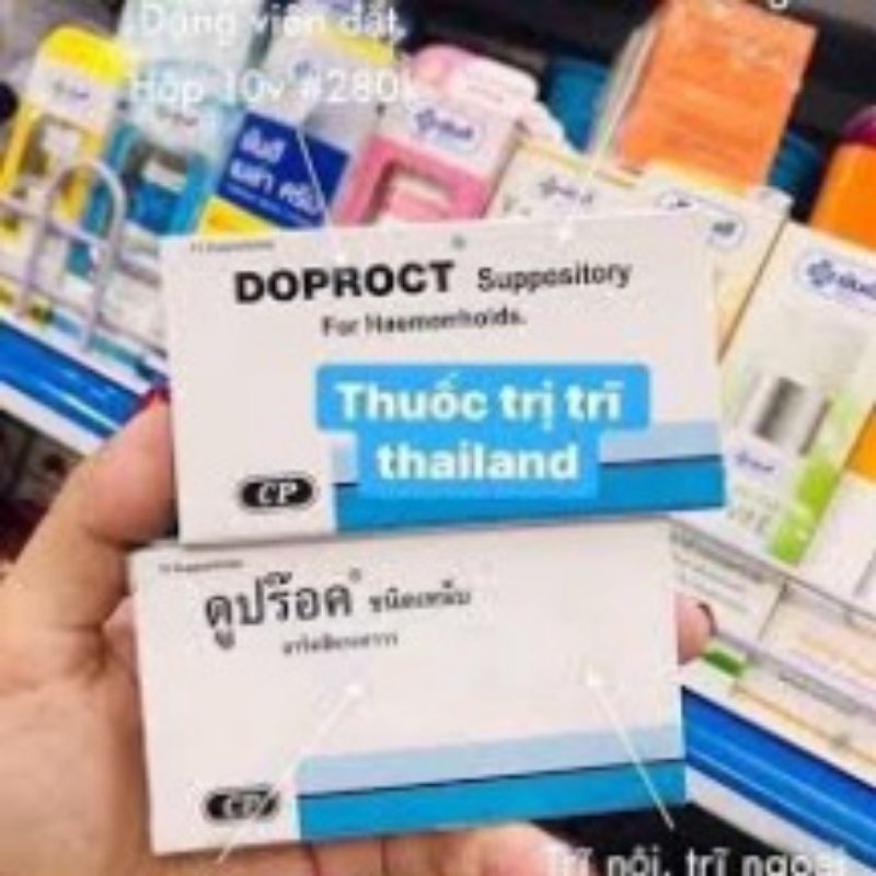 Hộp Trĩ Doproct Thái Lan