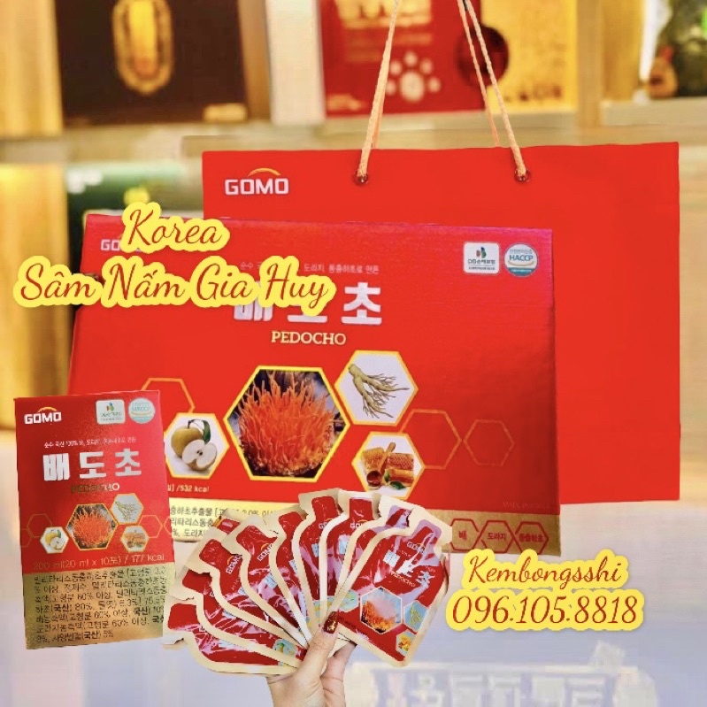 Bổ Phổi Đông Trùng Hạ Thảo PEDOCHO Hàn Quốc