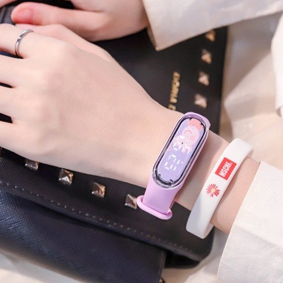 Đồng Hồ Thời Trang Nam Nữ Led Thông Minh Cảm Biến Hình Hoạt Hình Siêu Hot Trend 2021
